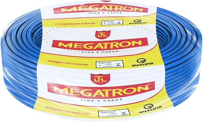 Cabo Flexível 1kV 1,50mm Rolo Com 100 Metros Megatron