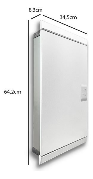 Quadro Distribuição E Proteção Embutir P/34 Polos X Volt