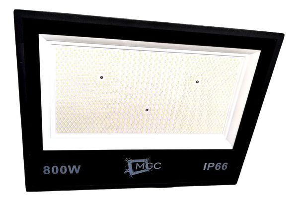 Refletor Led 800w Holofote Prova Dágua Ip66 Branco Frio