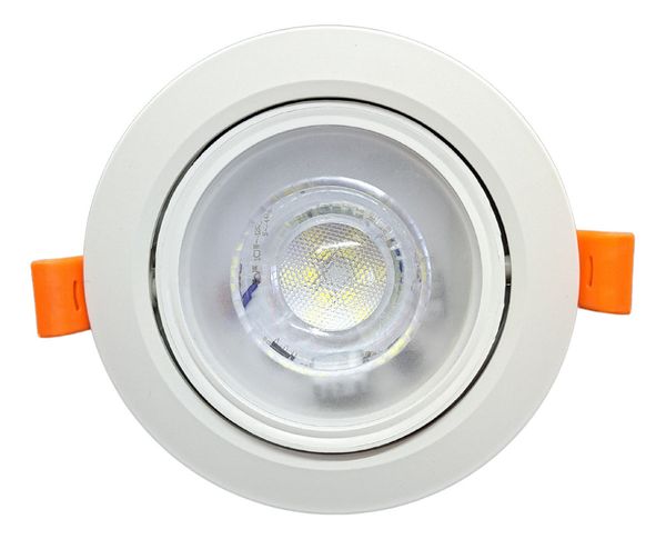 Spot Embutir Redondo Led 9w Direcionável Bivolt