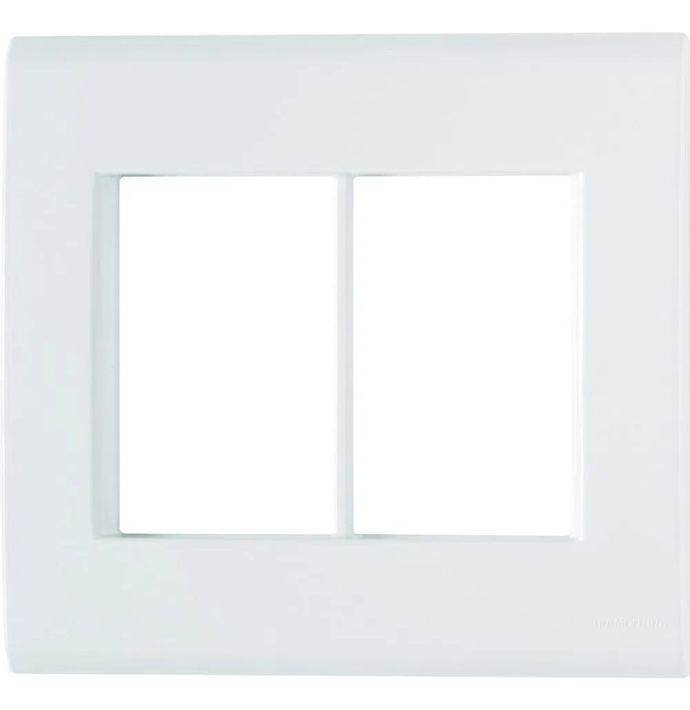 Placa 4x4 6 Postos Liz Branco - Tramontina