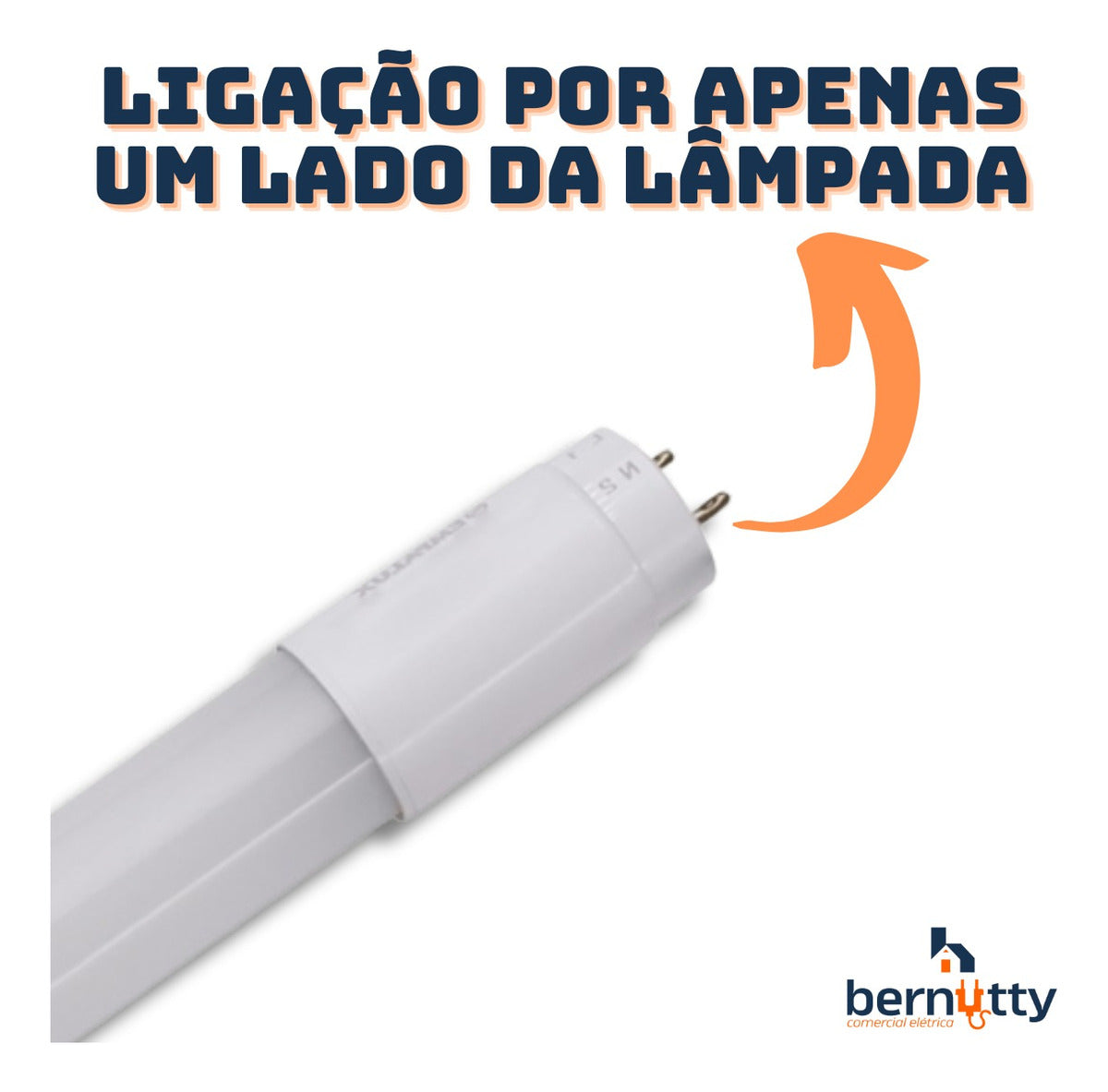 Kit 10 Lâmpadas Led Tubular 120cm 20w T8 1,2m Branco Frio