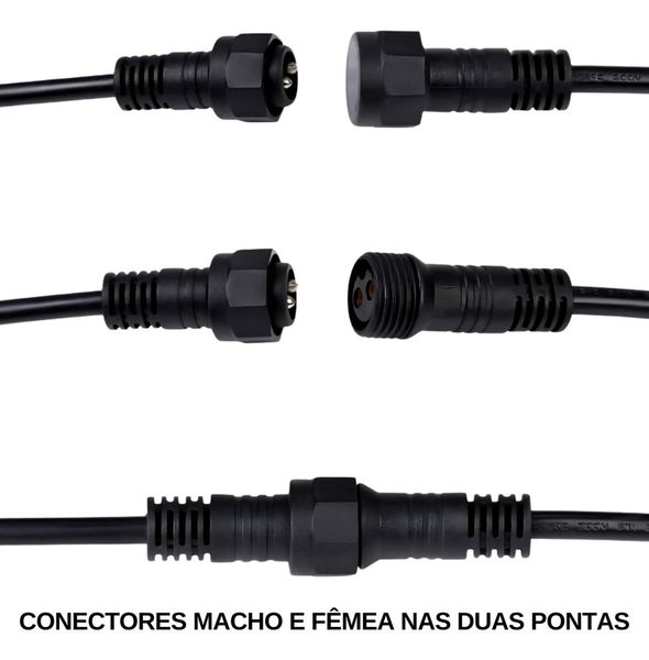 Varal De 10 Metros C/20 Soquetes E27