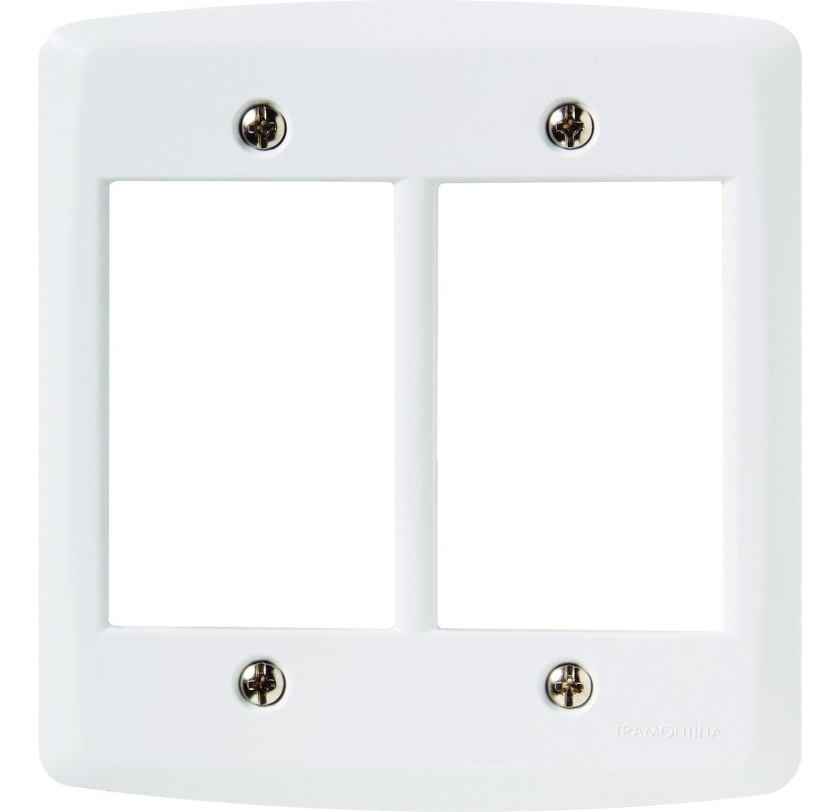 Placa 4x4 6 Postos Lux Branco - Tramontina