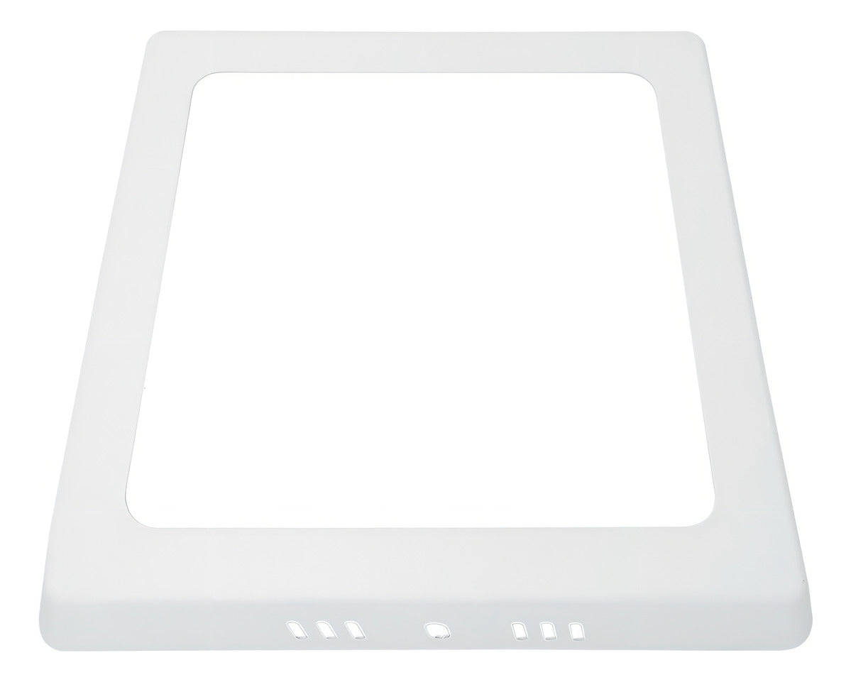 Plafon LED de Sobrepor 12W Quadrado 3000K - Luz Branca Quente e Aconchegante