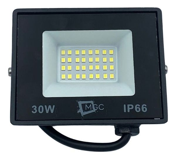 Refletor LED 30w holofote prova d'água luz frio bivolt