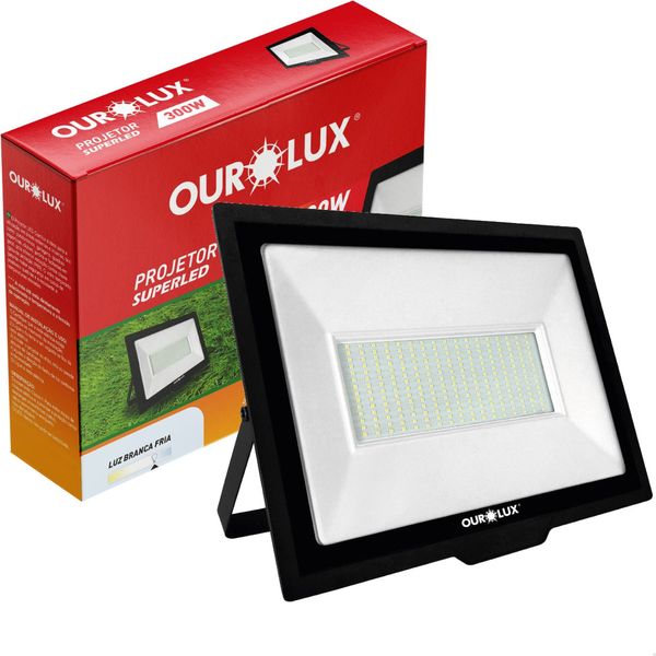 Refletor Led 300w Prova Dágua Holofote 6500k Luz Branca Fria