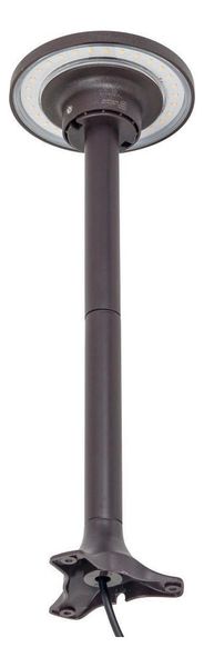 Poste Balizador Mini Eclipse Marrom - 6w- 3000k- Bivolt