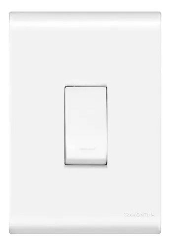 Conjunto Interruptor Simples Liz Branco - Tramontina