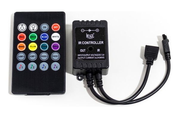 Controlador Musical Rítmico Sensor Fita Led Rgb 5050 0074 Tensão de operação 12V 110V/220V