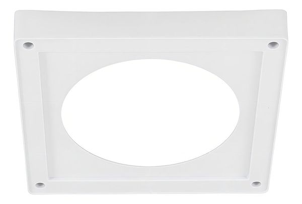 Suporte P/ Plafon Borda Infinita 18w Sobrepor Quadrado Gaya Cor Branco