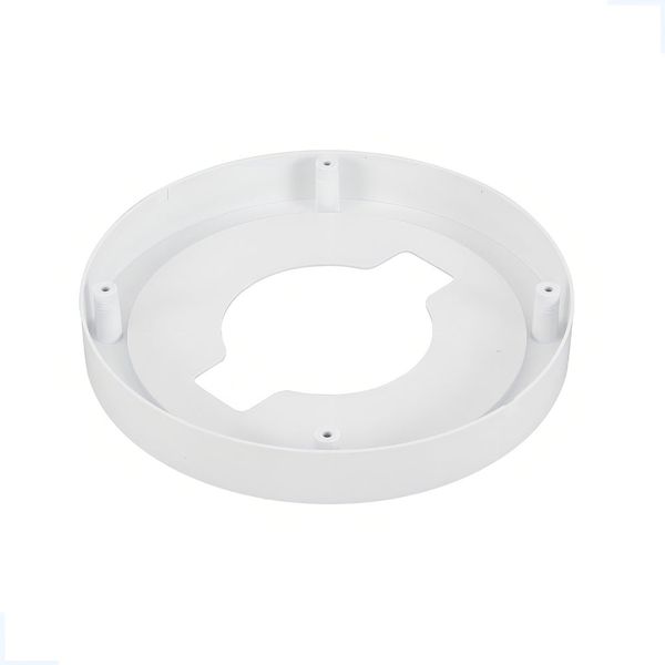 Suporte Para Plafon Borda Infinita 18w Sobrepor Redondo Gaya Cor Branco