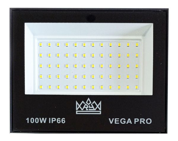 Refletor Led 100w + Relé Fotocélula Acende A Noite Apaga Dia Cor da carcaça Preto Cor da luz Branco-frio 110V/220V