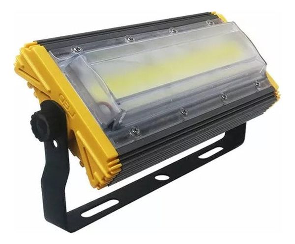 Refletor Cob Branco Frio Led 50w Modular Ip67 A Prova D'agua
