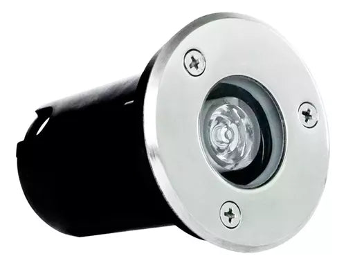 10 Spots Balizadores LED 1W de Embutir para Chão, Jardim, Piso e Escada - IP67 à Prova d'Água