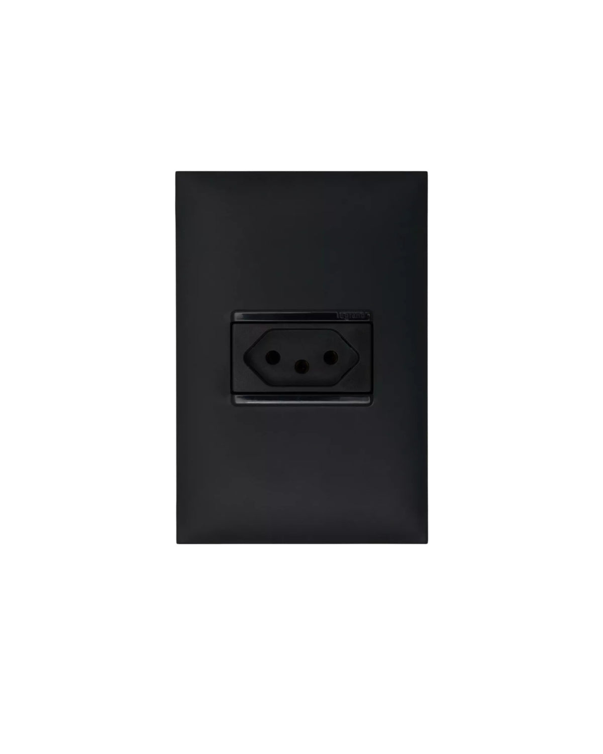 Conjunto 1 Tomada 4x2 2P+T 10A Preto Pial Plus - Legrand