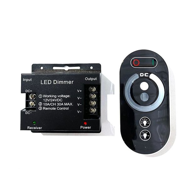 Controlador Dimmer para Led Controle Sem Fio Touch 12v/24v Rf 2.4g P/ Fita ou luminária de Led