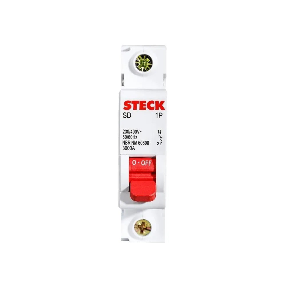 Disjuntor Din 1P Unipolar 100A - Steck