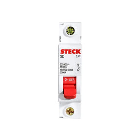 Disjuntor Din 1P Unipolar 80A - Steck