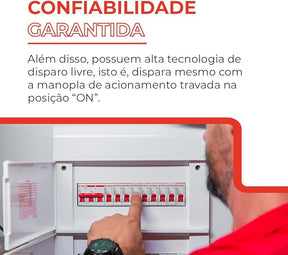 Disjuntor Din 2P Bipolar 40A - Steck