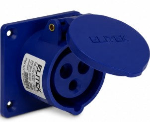 Tomada Industrial de Embutir 3P+E 32A 220/250V IP44