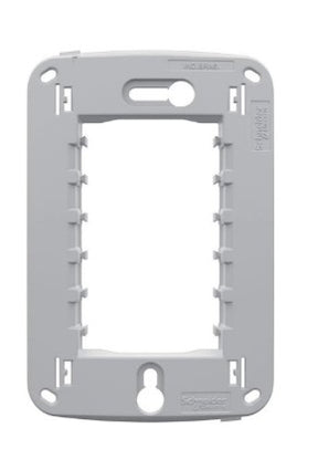 Suporte 4x2 3 Postos Orion – Base para 3 Módulos de Tomadas e Interrup