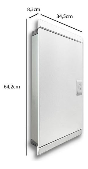 Quadro Distribuição E Proteção Embutir P/34 Polos X Volt