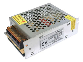 1x Fonte De Chaveada 24v 5a Metálica Saída 120w
