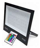 Refletor Colorido Rgb Com Memória 400w Ip67 Uso Externo