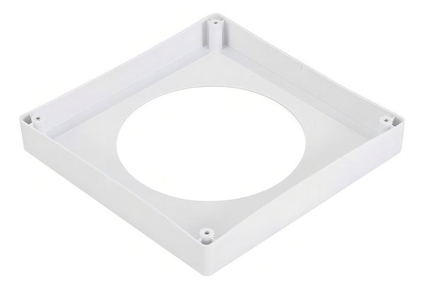 Suporte P/ Plafon Borda Infinita 18w Sobrepor Quadrado Gaya Cor Branco