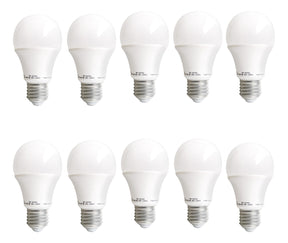 Kit com 10 Lâmpadas LED 12W 6500K - Iluminação Branca Fria e Econômica