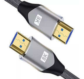 Cabo Hdmi 2.1 8k Gold Ultra Hd Ps5 Xbox Series X/s 3 Metros