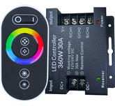 Controladora Rgb Para Módulo Led Fita Touch 360w 30a 12v 24v