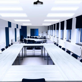 Kit com 2 Painéis LED de Sobrepor 30x120cm 6500K - Luz Branca Fria e Potente