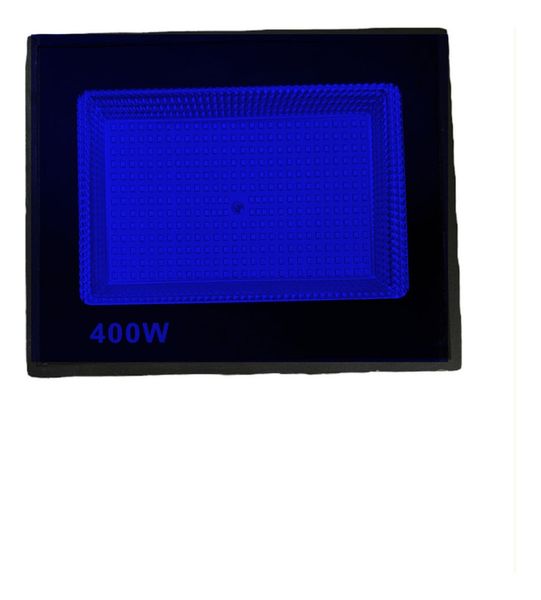 Refletor 400w Azul Holofote Led Iluminação Externa Decoração