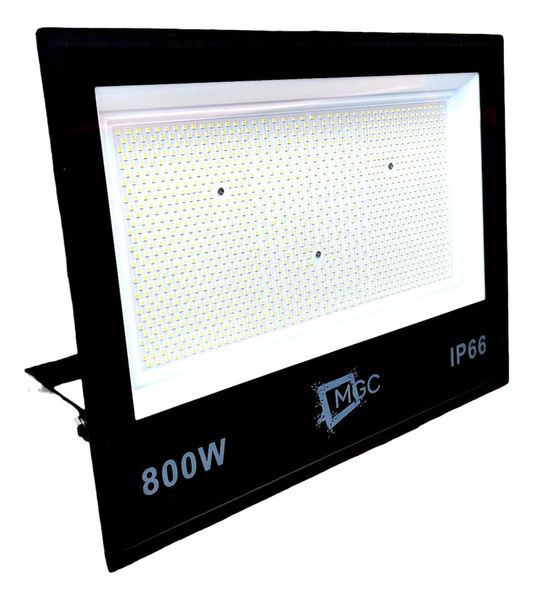 Refletor Led 800w Holofote Prova Dágua Ip66 Branco Frio