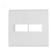 Placa 4x4 2 Postos Liz Branco - Tramontina