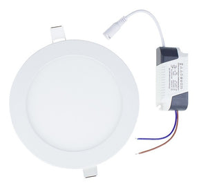 Plafon LED 12W Redondo 6500K - Iluminação Branca Fria e Econômica