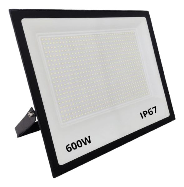 Refletor Led 600w Holofote Branco Frio Alta Iluminação Ip67