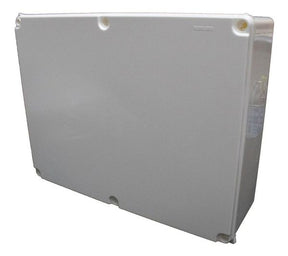 1 Caixa De Passagem 400x300x120 Ip66 Hermética Branca Brum