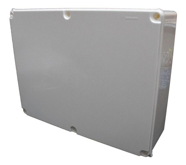 1 Caixa De Passagem 400x300x120 Ip66 Hermética Branca Brum