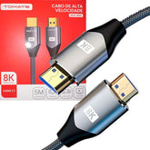 Cabo Hdmi 8k Ultra Hd 2.1 Ps5 Xbox Blu-ray Projetor 5 Metros