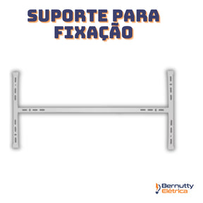 Plafon Retangular Sobrepor Painel Led Pro 50w 120x30 6500k