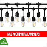 Varal De 10 Metros  C/20 Soquetes E27