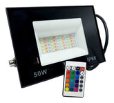 Refletor Rgb Com Memória 50w Uso Externo Ip67