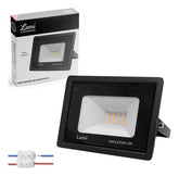 Refletor Preto Led Ip66 20w Bivolt Branco Quente 3000k Cor Da Carcaça Preto 110v/220v Lumi