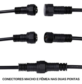 Varal De 10 Metros  C/20 Soquetes E27