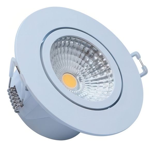 Spot Authentic LED Embutir Avant Redondo Branco Frio 6500K 3W Bivolt