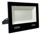 Refletor Led 200w Holofote Prova Dágua Ip66 Branco Frio