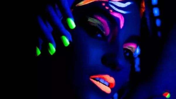 Refletor Holofote 10w Luz Negra Led Efeito Neon Festa